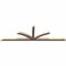 Ekena Millwork Richland Smooth Timber Gable Bracket, Douglas Fir, 108"W x 31 1/2"H x 3 1/2"D x 3 1/2"F, 7/12 Pitch GBW108X31X0404RIC00SDF - alternate 4